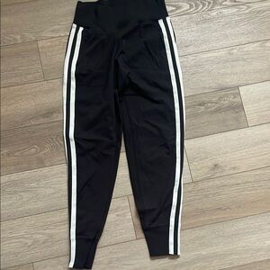 Athlete women’s  Black and White Striped Bottoms